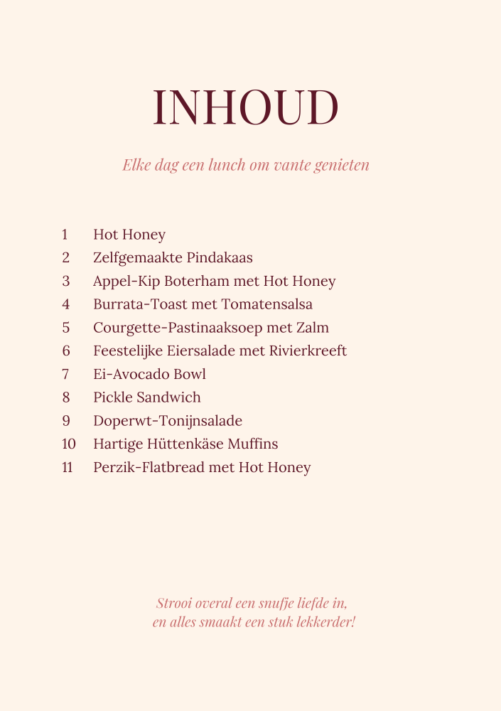 Lunch-Inspiratieboekje - Afbeelding 2